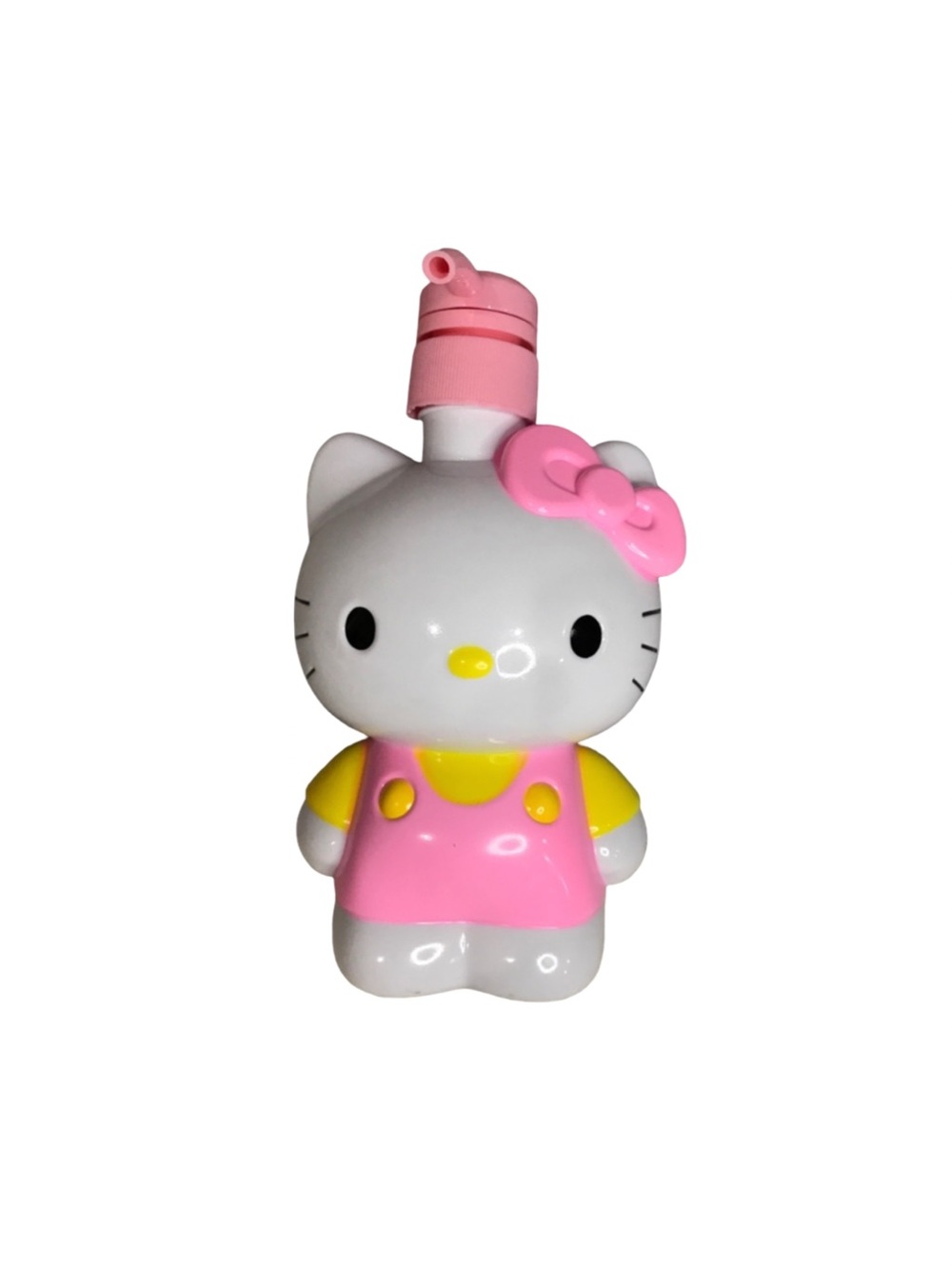 NIP Sanrio Hello Kitty Doll Bath Kitchen Soap Pump Dispenser Pink 3D Figure 8”